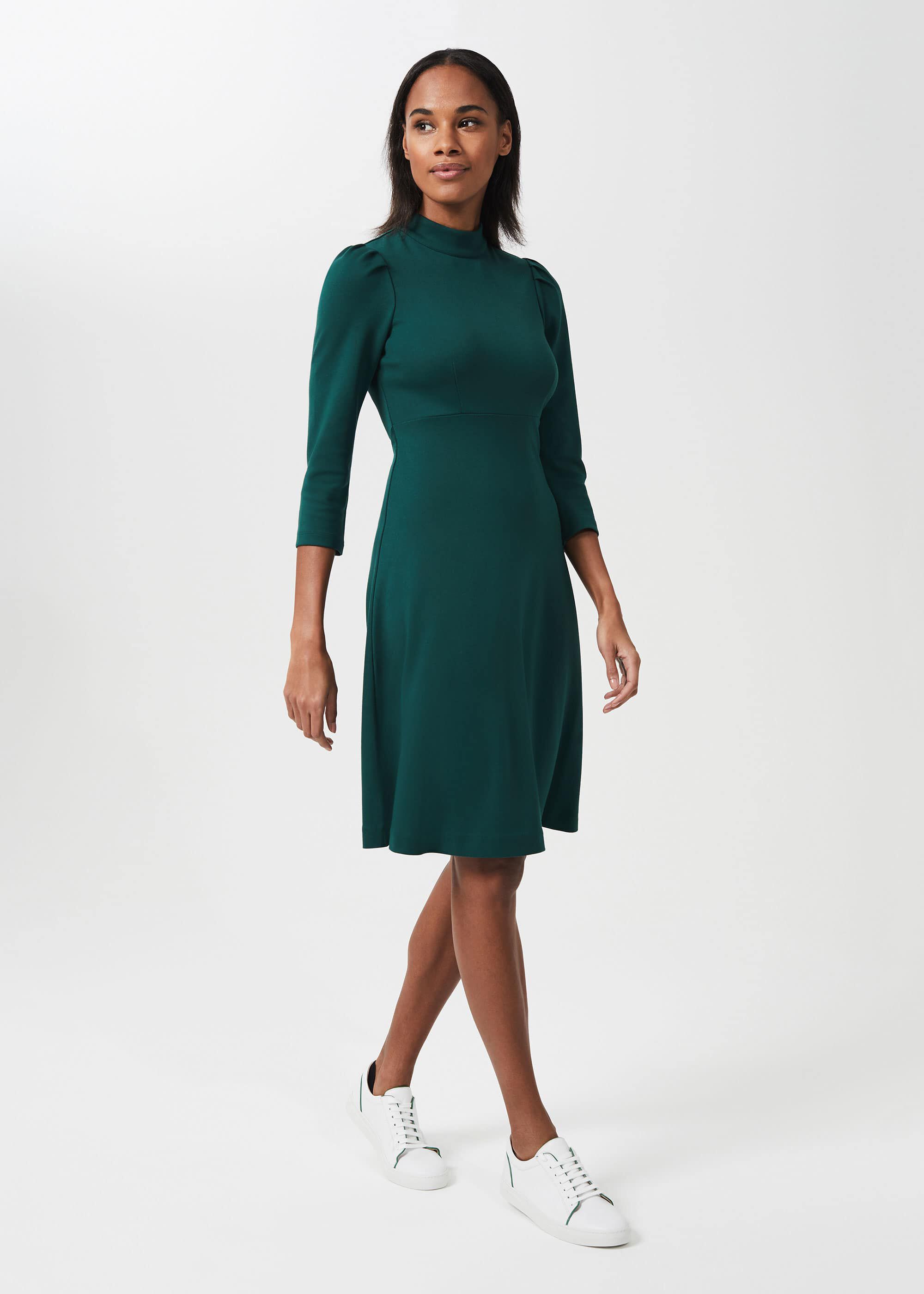 calvin klein black long dress