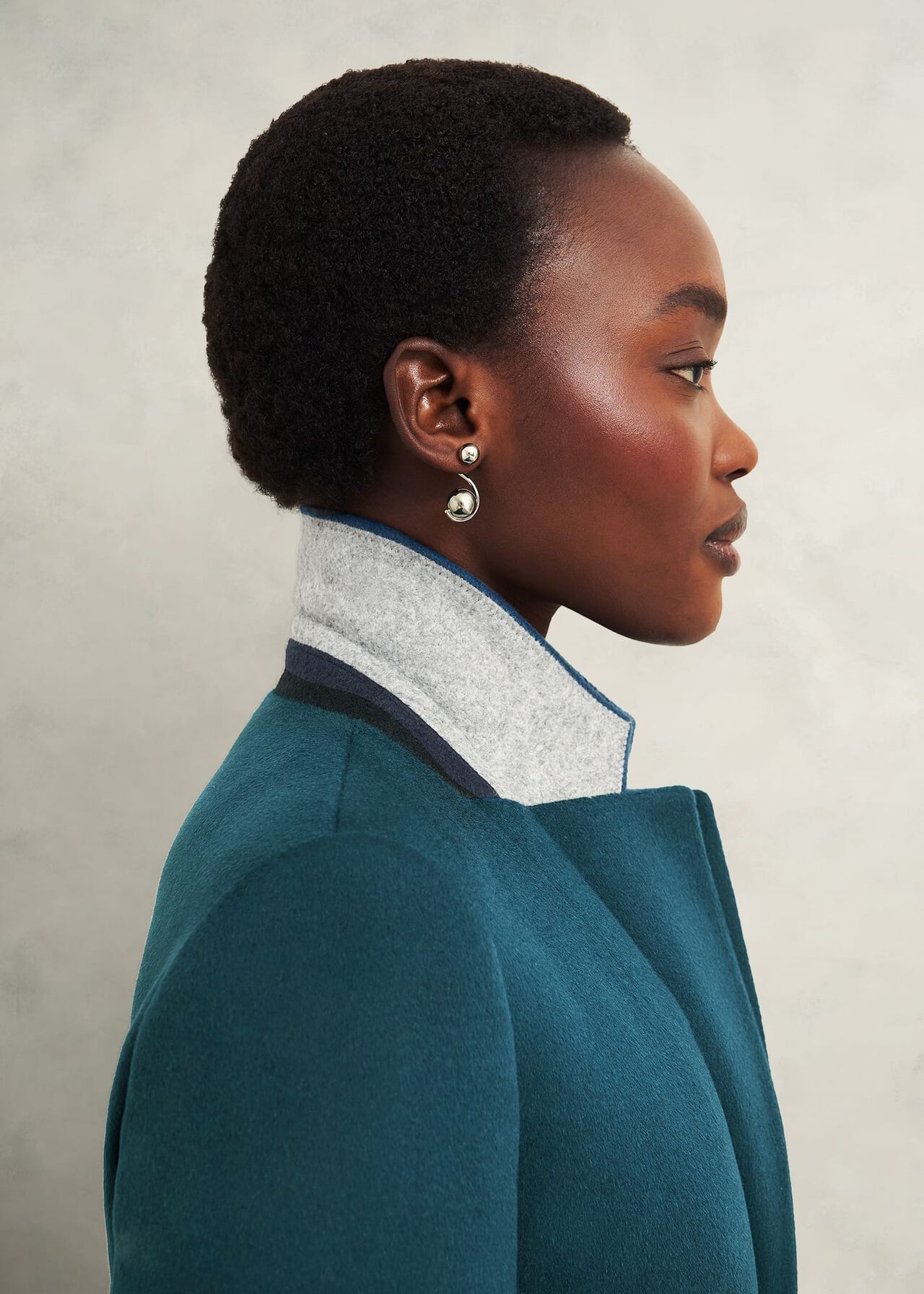Cavendish Wool Coat, Kyanite Green, hi-res