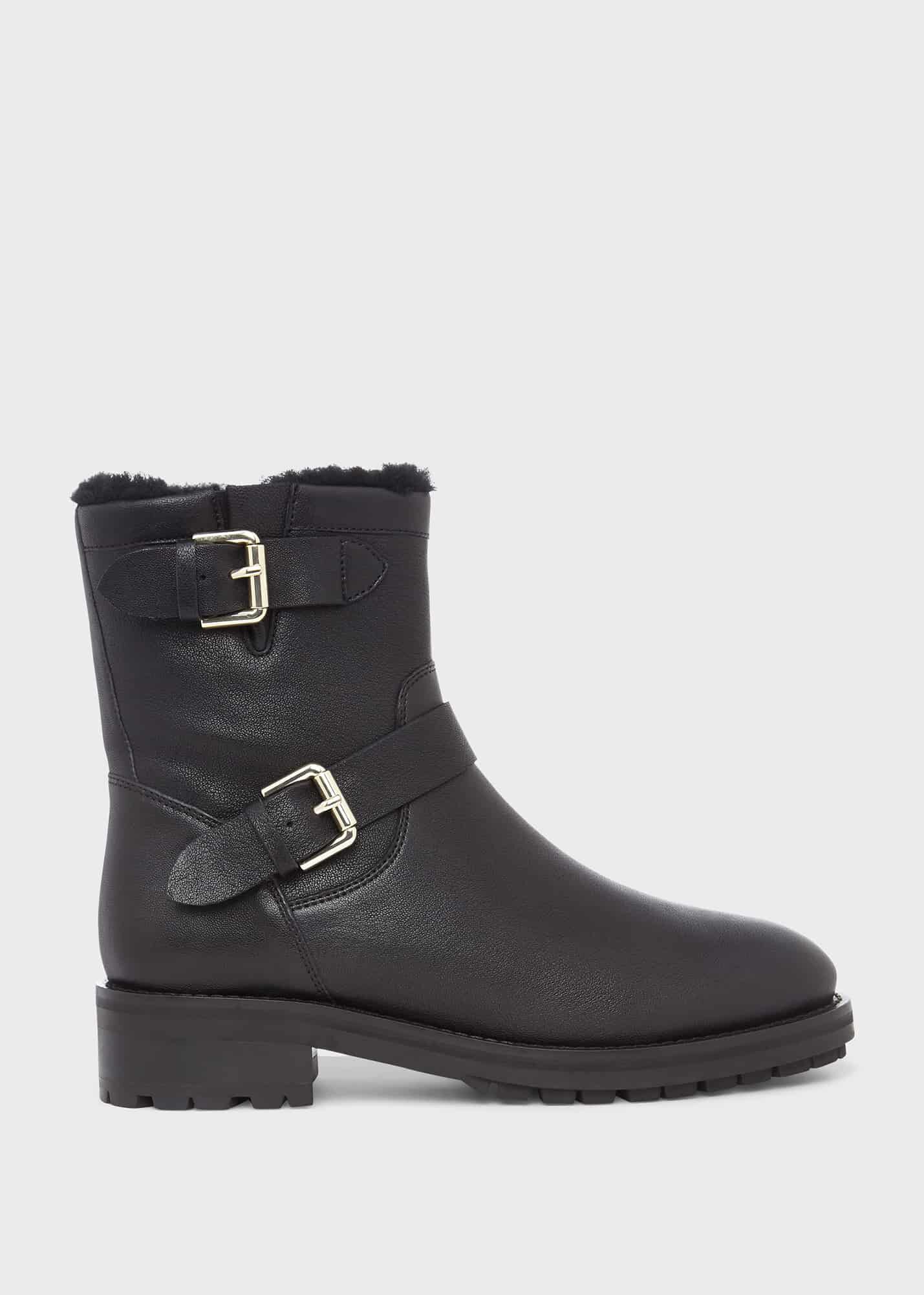 Hobbs black boots hotsell