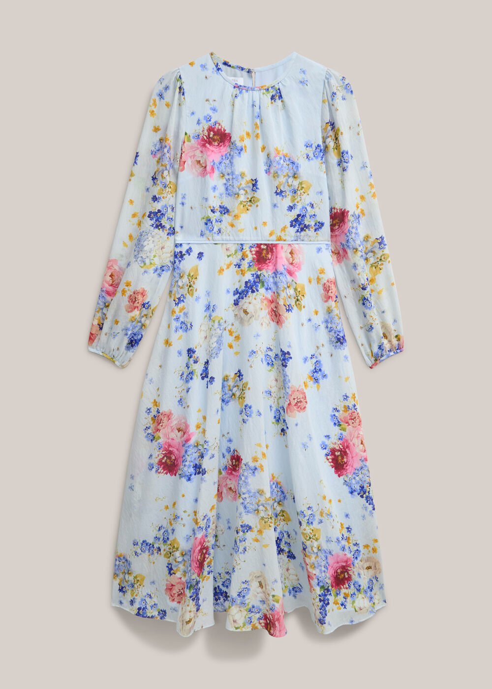 Constance Dress, Pale Blue Multi, hi-res