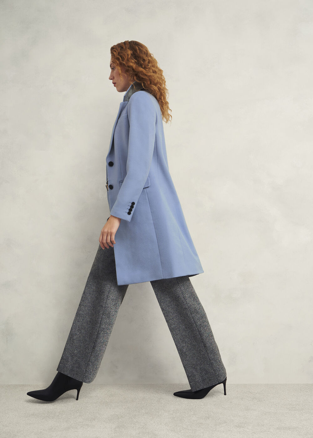 Petite Cavendish Wool Coat, Pale Blue, hi-res