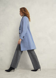 Petite Cavendish Wool Coat, Pale Blue, hi-res