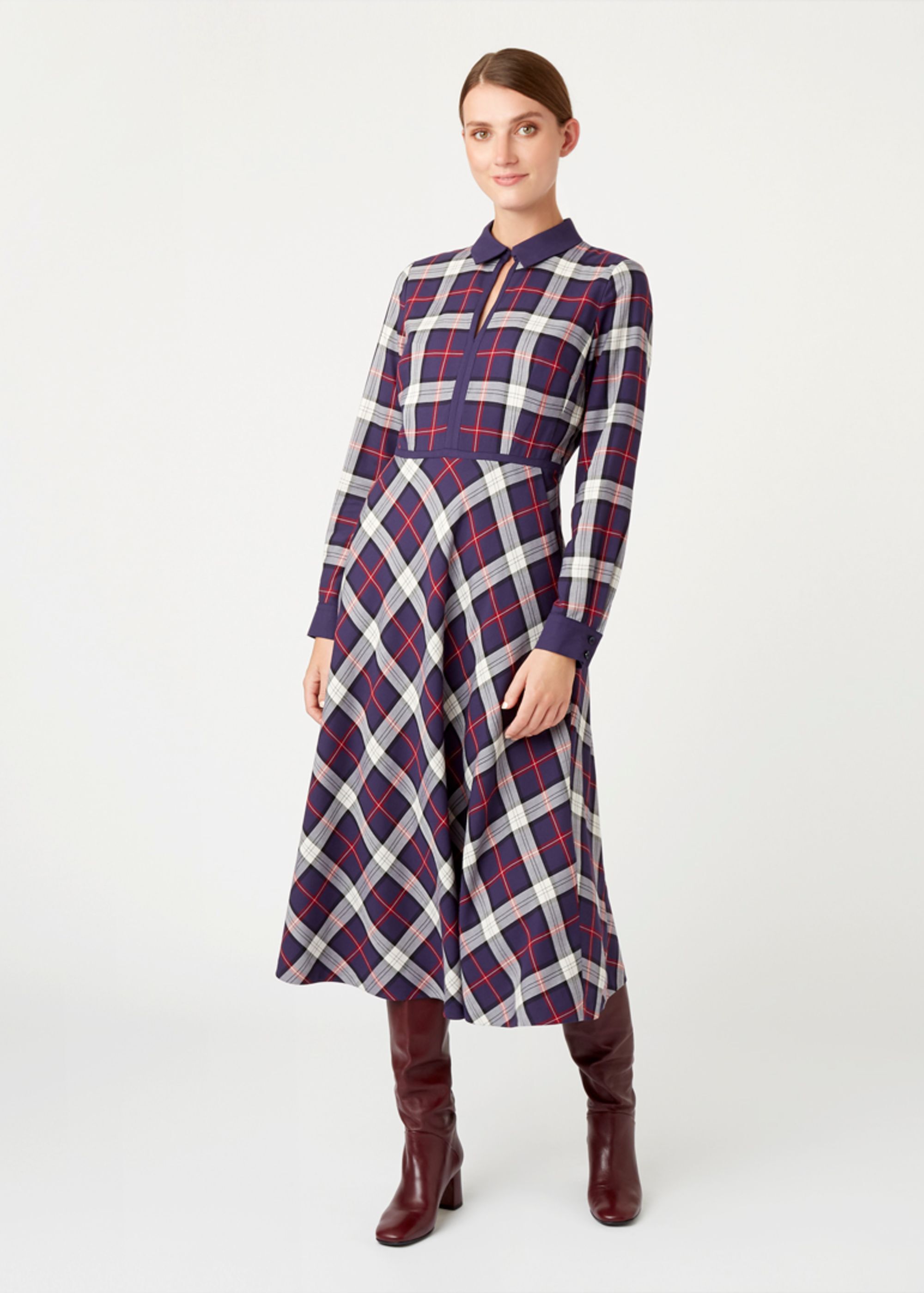 hobbs stellie dress navy