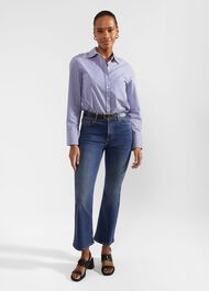 Niomi Crop Jeans, Mid Wash, hi-res