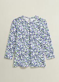 Julia Printed Top, Floral Multi, hi-res