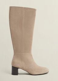 Caroline Knee Boots, Light Beige, hi-res