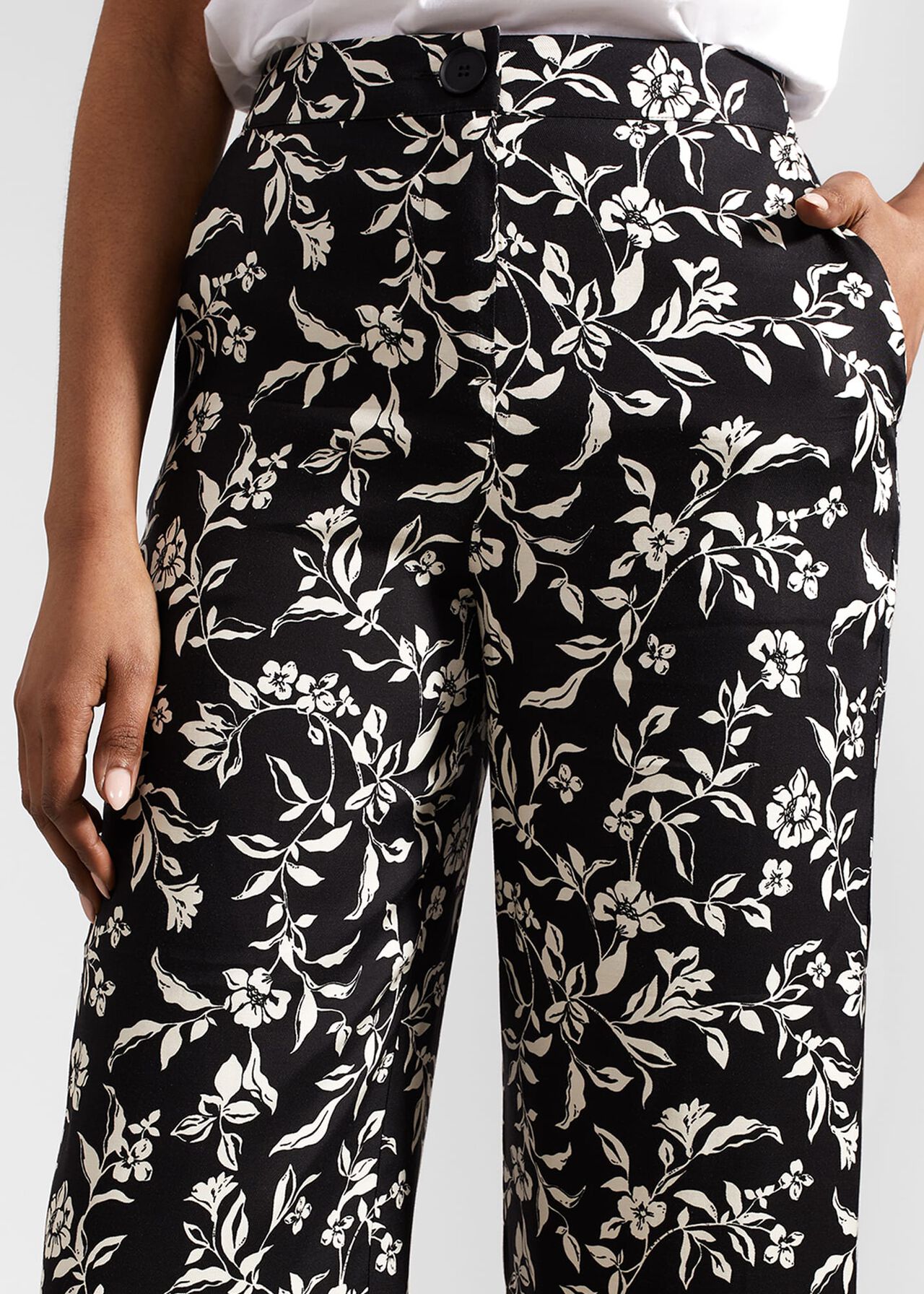 Eve Crop Trousers, Black Cream, hi-res