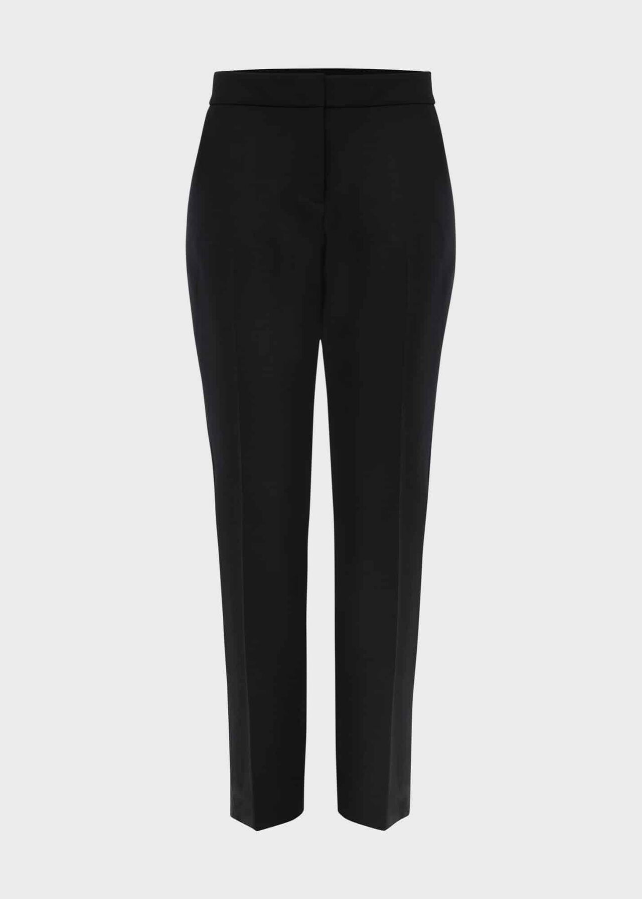 Petite Gael Wool Blend Trousers, Black, hi-res