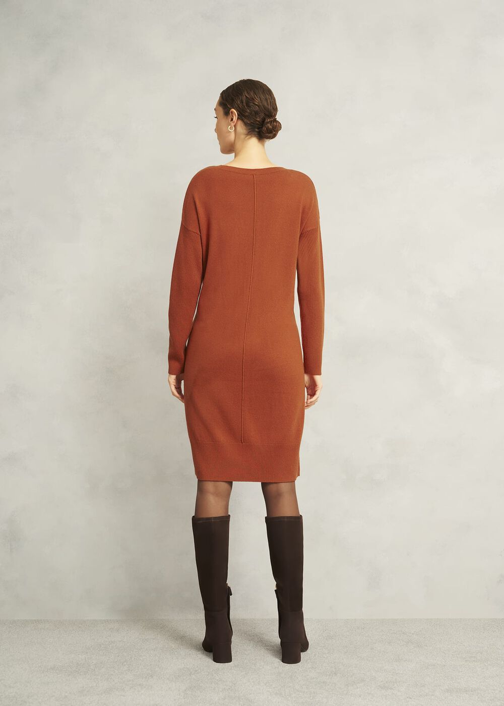 Petite Devora Dress, Sienna Orange, hi-res