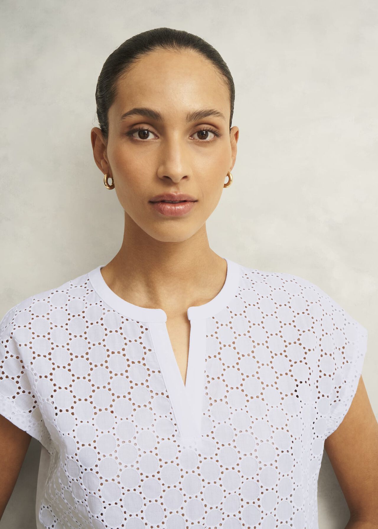 Hobbs Joanna Broderie Top