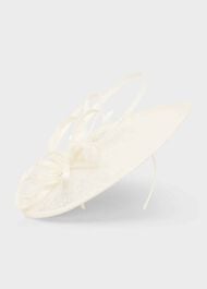 Freya Fascinator, Buttercream, hi-res