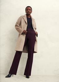 Alana Jersey Blouse, Hobbs Navy, hi-res