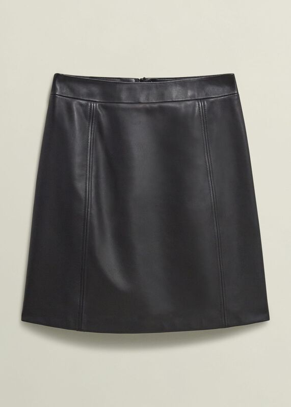 Annabelle Leather Skirt