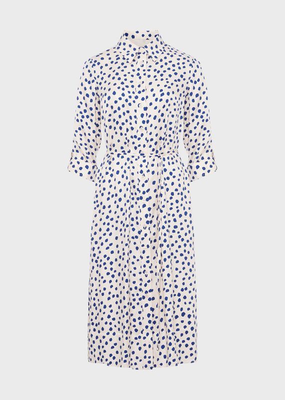 Cali Spot Shirt Dress