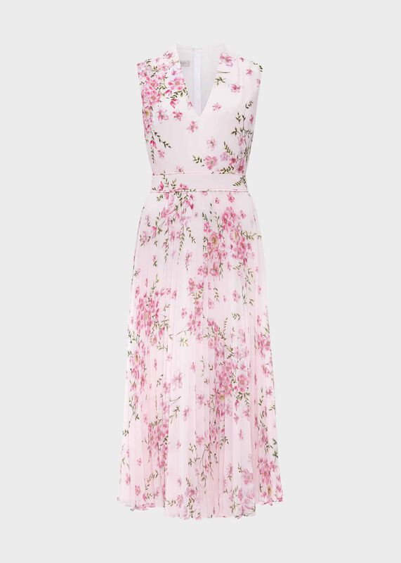 Veronica Pleated Floral Dress