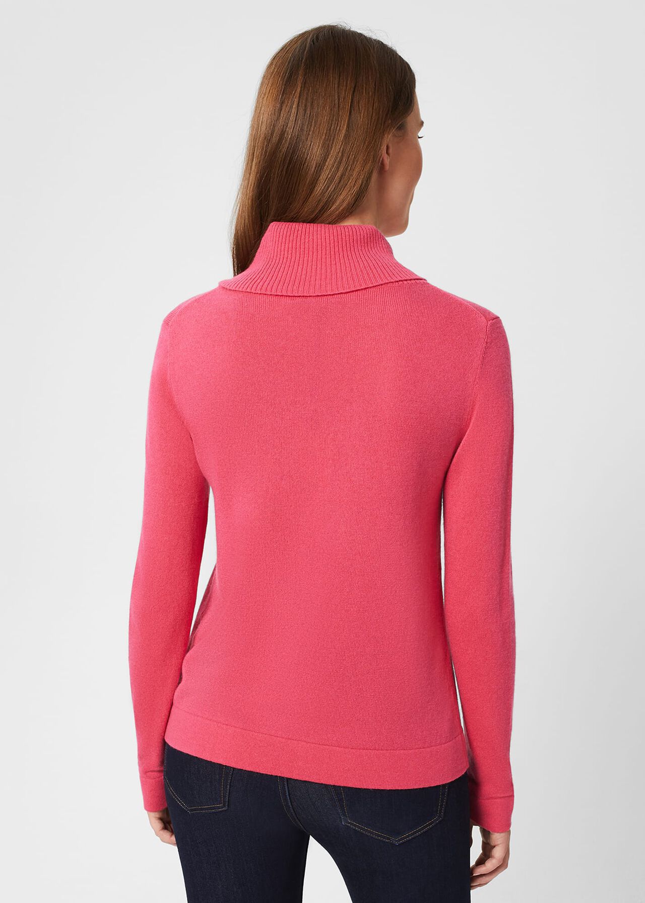 Courtney Jumper With Cashmere , Azalea Pink, hi-res