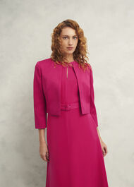 Elize Textured Jacket, Zinnia Pink, hi-res