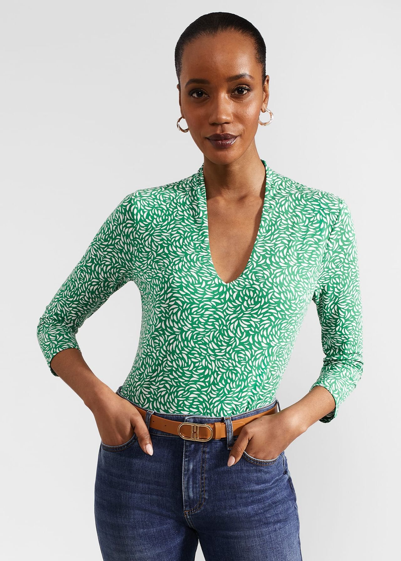 Hobbs Aimee Printed Top Hobbs Aimee Printed Top