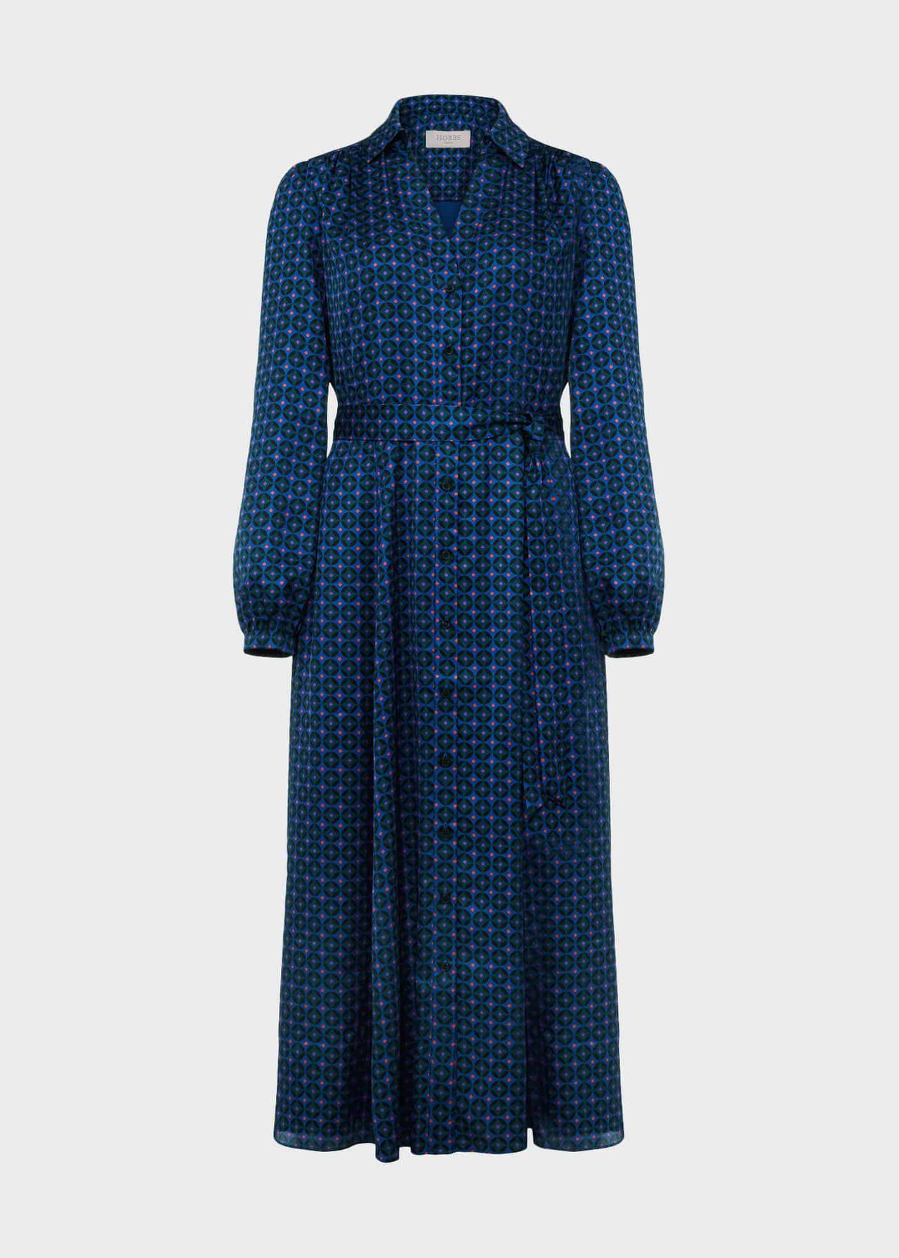 Yvonne Dress, Navy Multi, hi-res