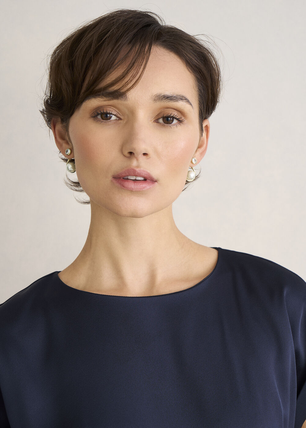 Robyn Glass Earrings, Gold, hi-res