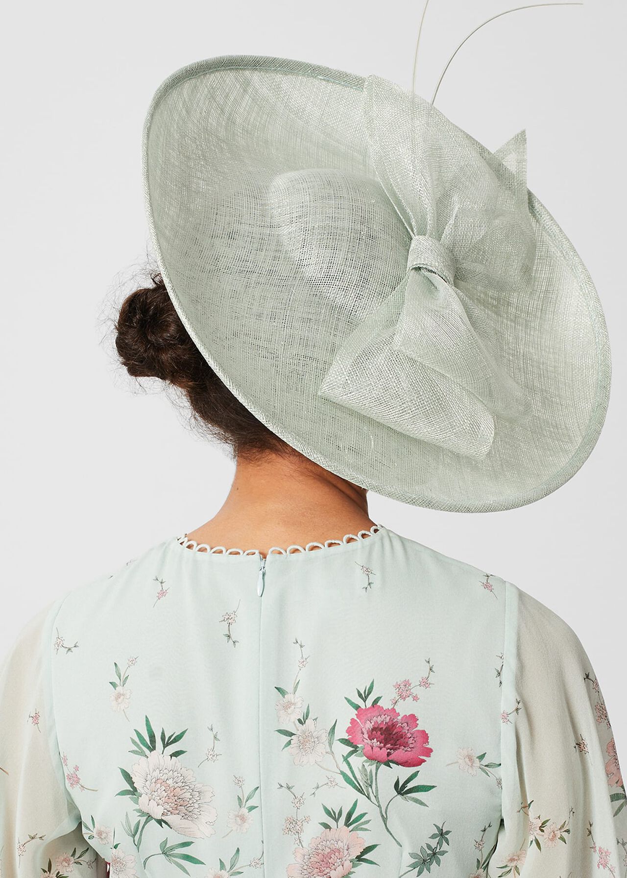 Victoria Fascinator, Sage Green, hi-res