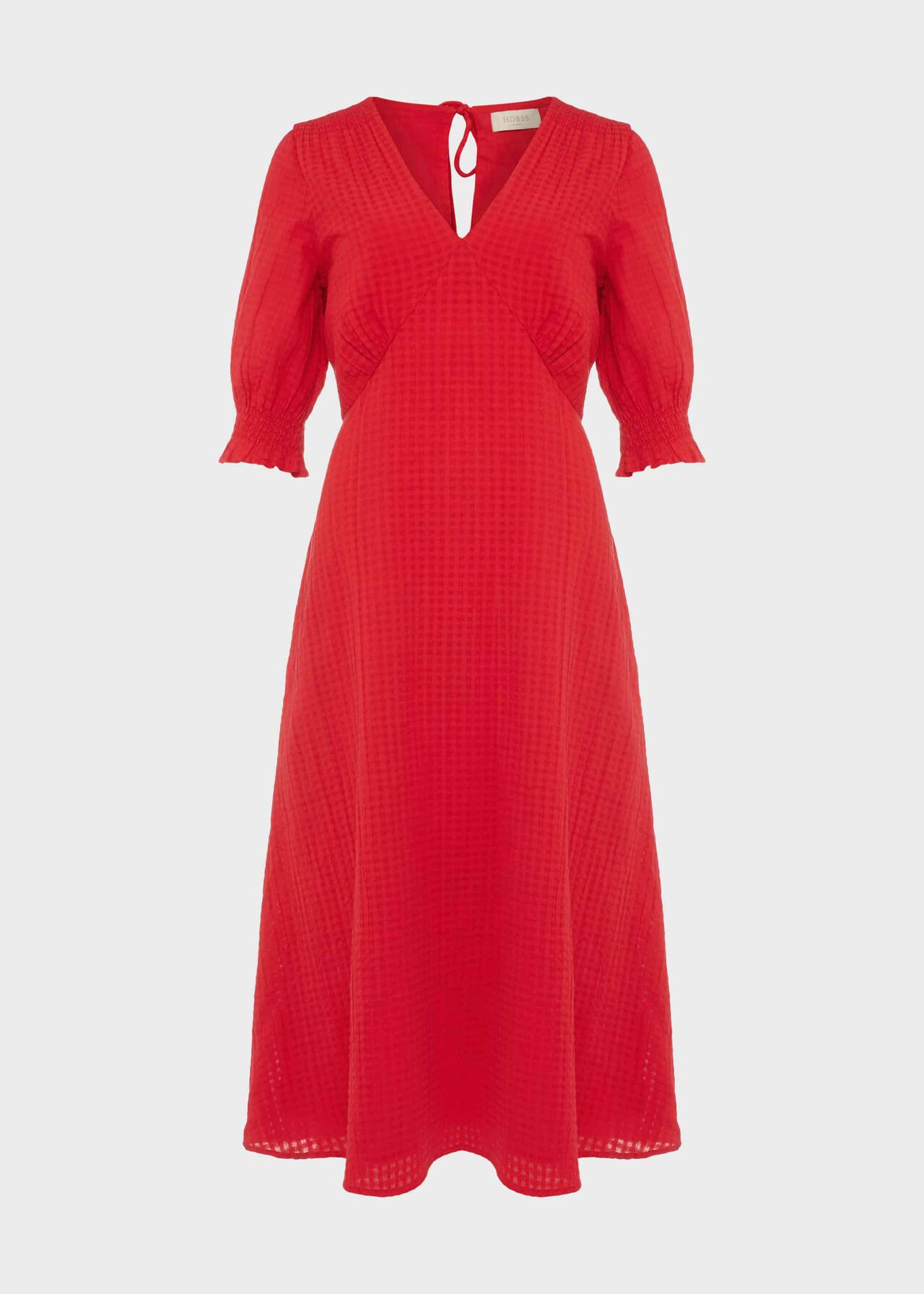 Tonicha Dress, Coral Red, hi-res