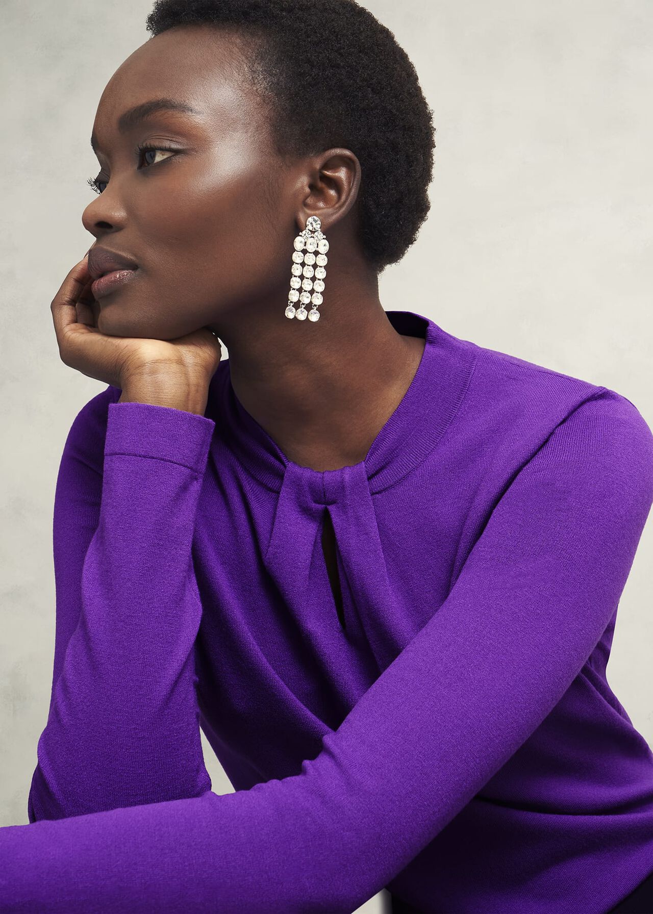 Effie Sweater, Amaranth Purple, hi-res