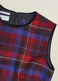 Ingrid Wool Dress, Red Multi, hi-res