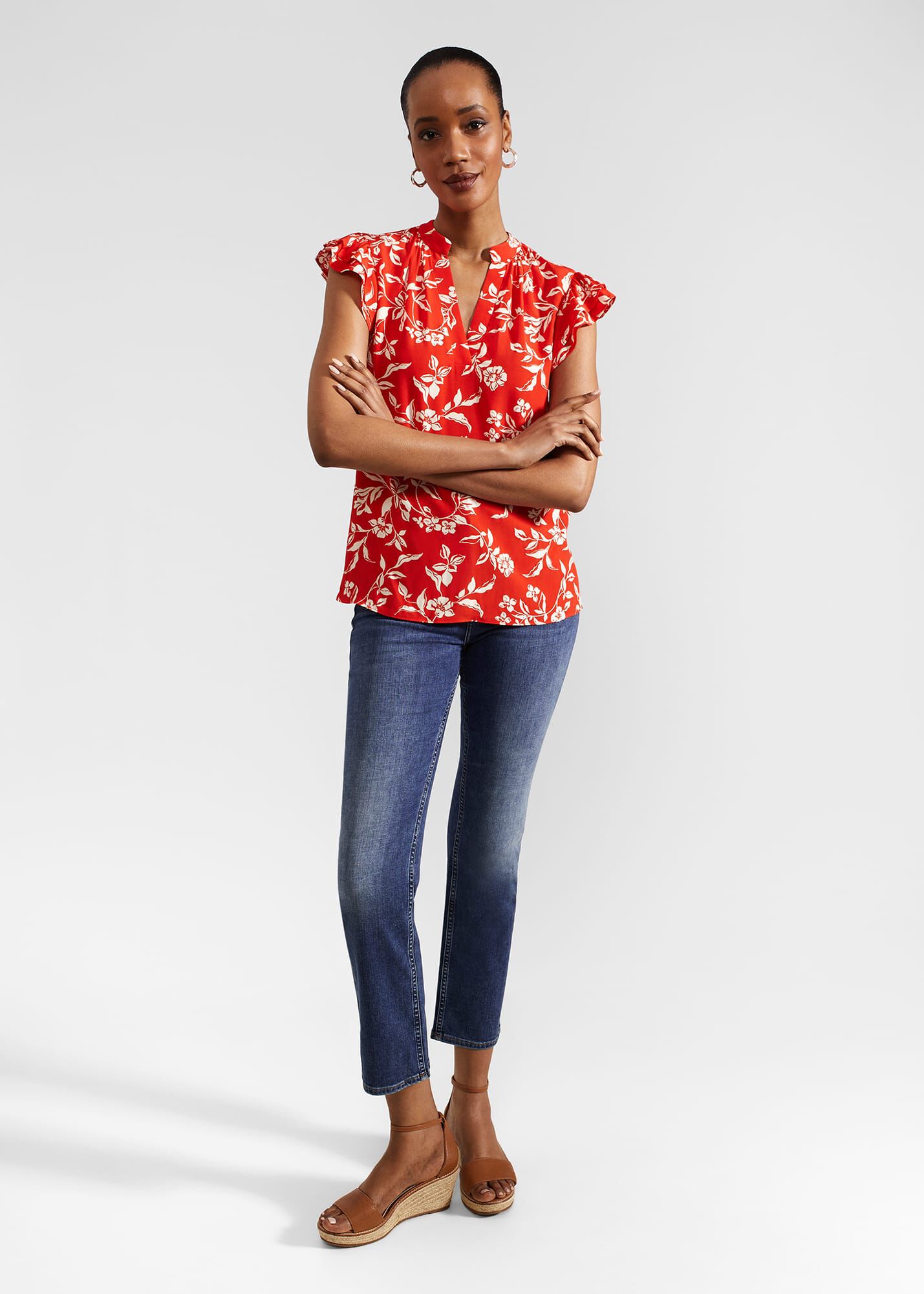 ホブズ HOBBS CLEO TOP （RED BUTTERCREAM） Cleo Top | Hobbs US |