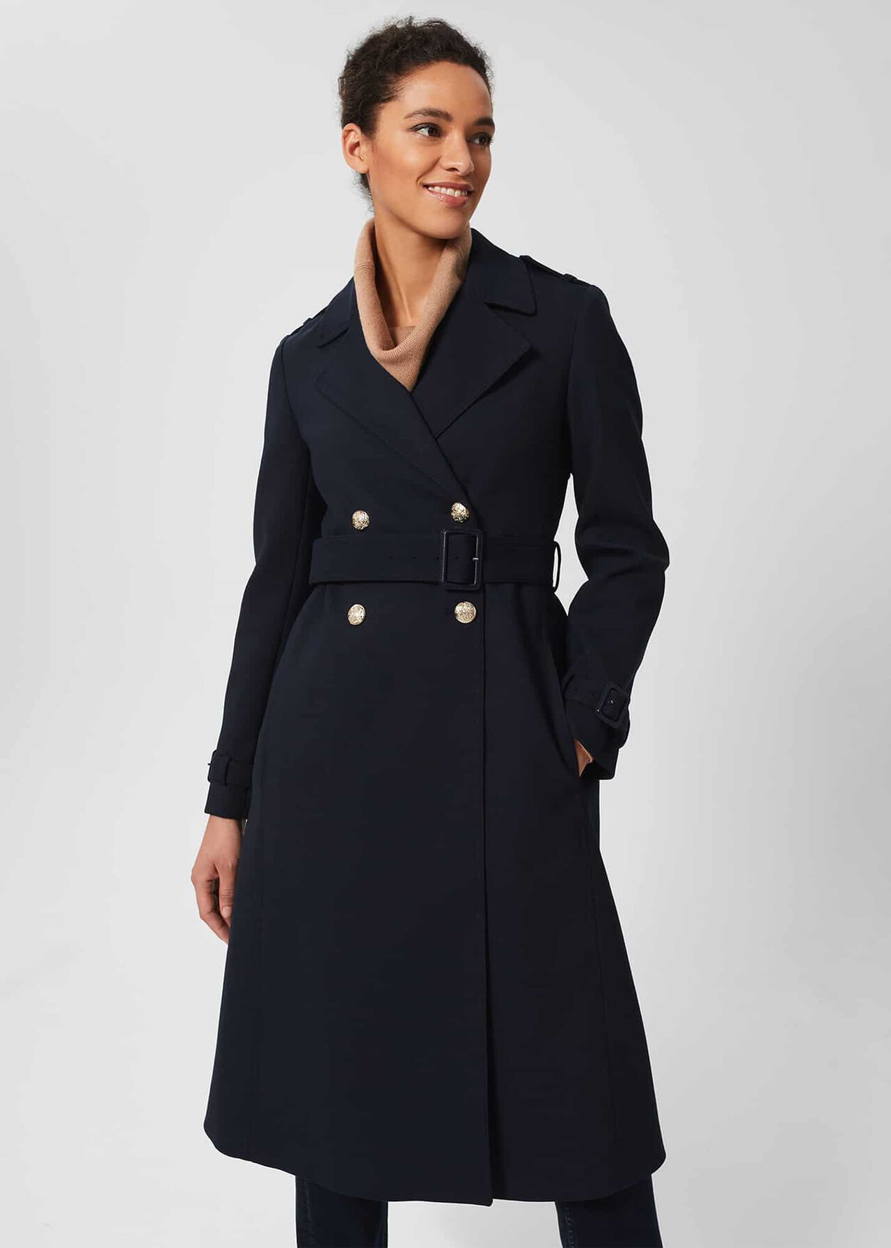 Isabelle Trench, Navy, hi-res