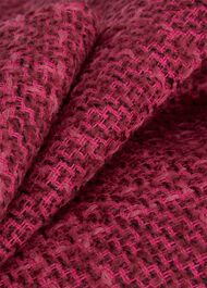 Ramona Tweed Jacket, Berry, hi-res