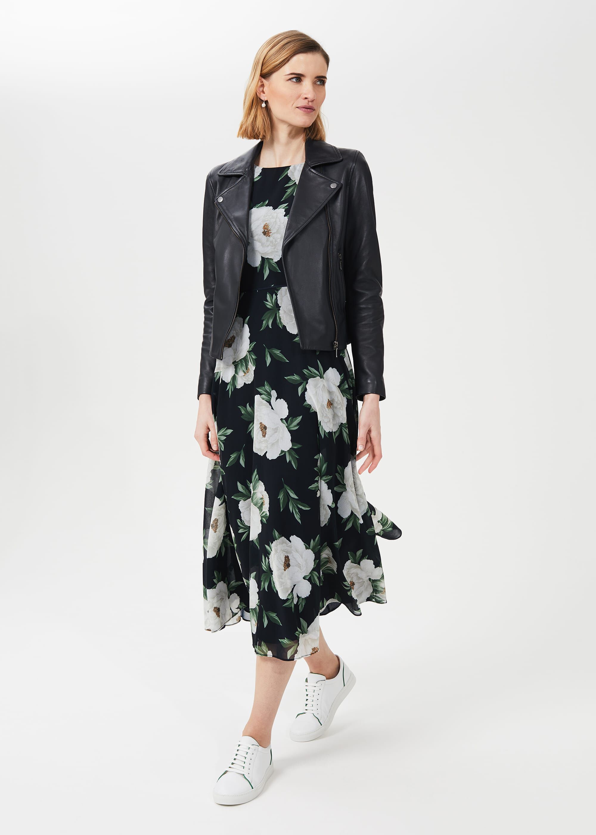 Carly leather cheap blazer