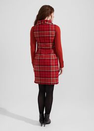 Mila Wool Dress, Red Multi, hi-res