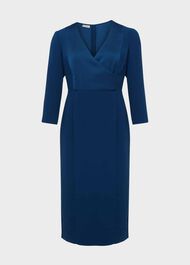Saige Dress, Steel Blue, hi-res