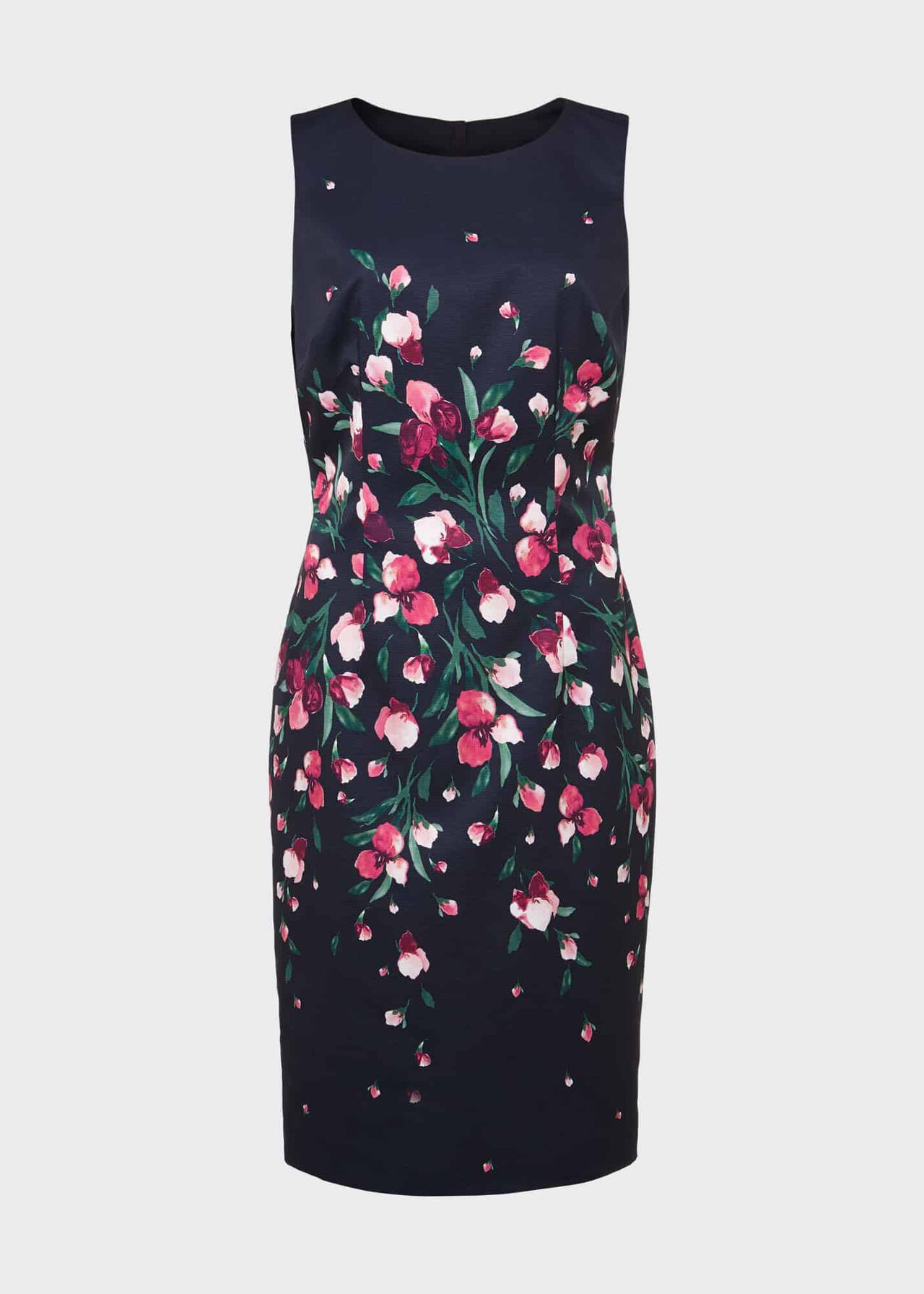 Petite Moira Floral Dress, Navy Multi, hi-res