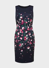 Petite Moira Floral Dress, Navy Multi, hi-res