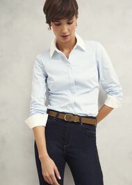 Lucia Leather Belt, Tan, hi-res