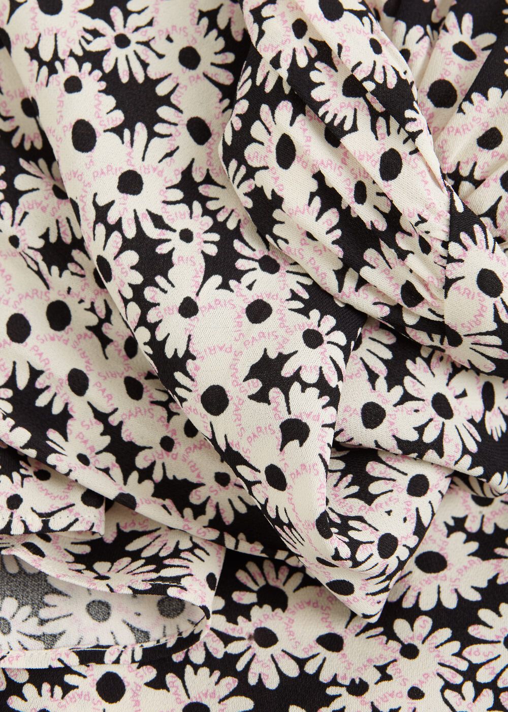 Marwood Paris Tie Dress, Black Multi, hi-res