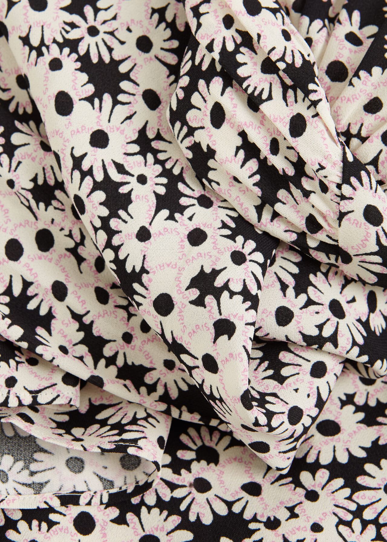 Marwood Paris Tie Dress, Black Multi, hi-res