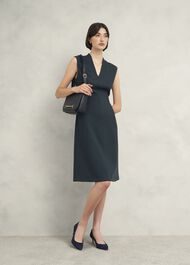 Petite Marina Dress, Evergreen, hi-res