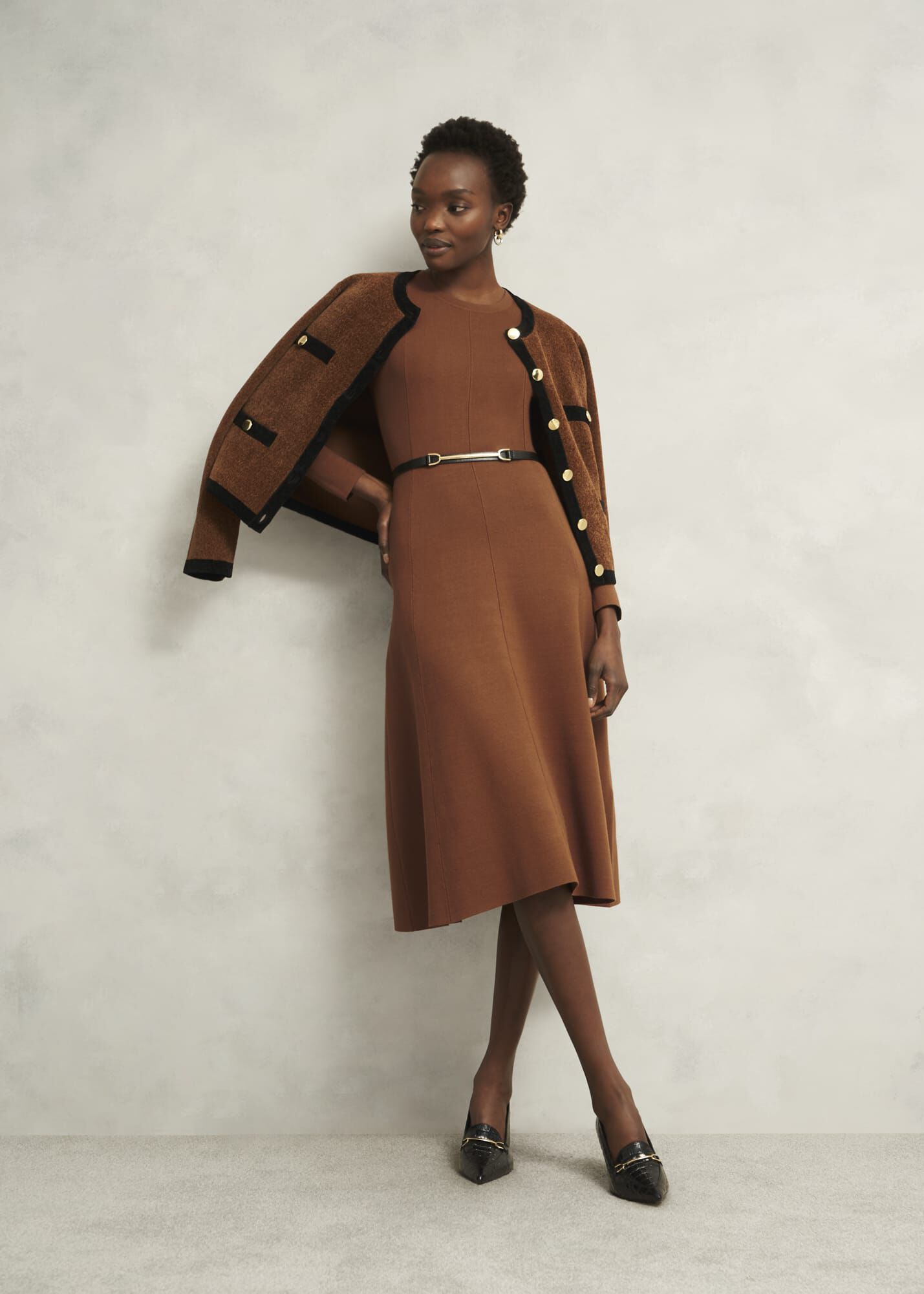 Liza Knitted Dress | Hobbs US |