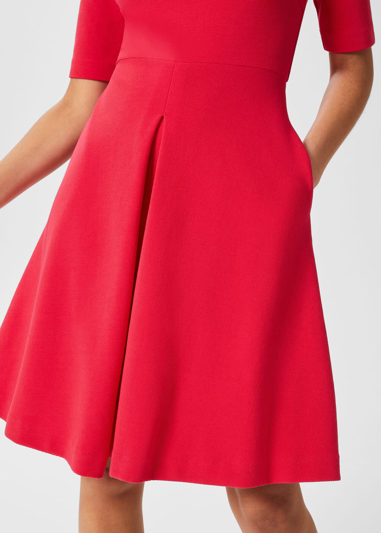 Lexia Jersey Dress, Magenta, hi-res