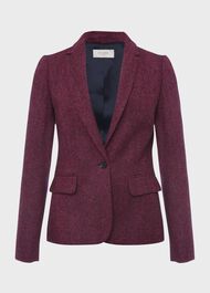 Petite Blake Wool Jacket, Purple Multi, hi-res