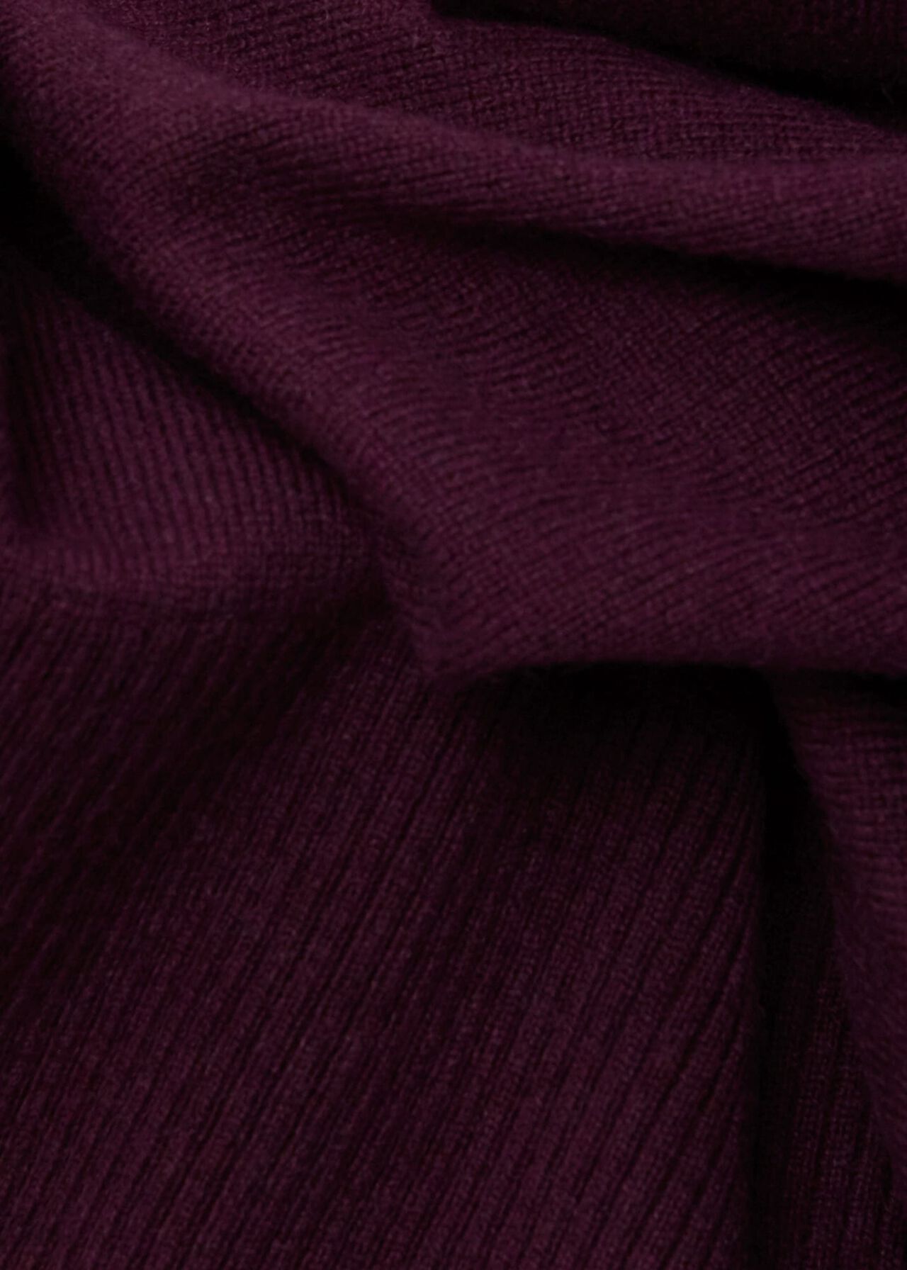 Talia Knitted Dress With Cashmere, Dark Plum, hi-res