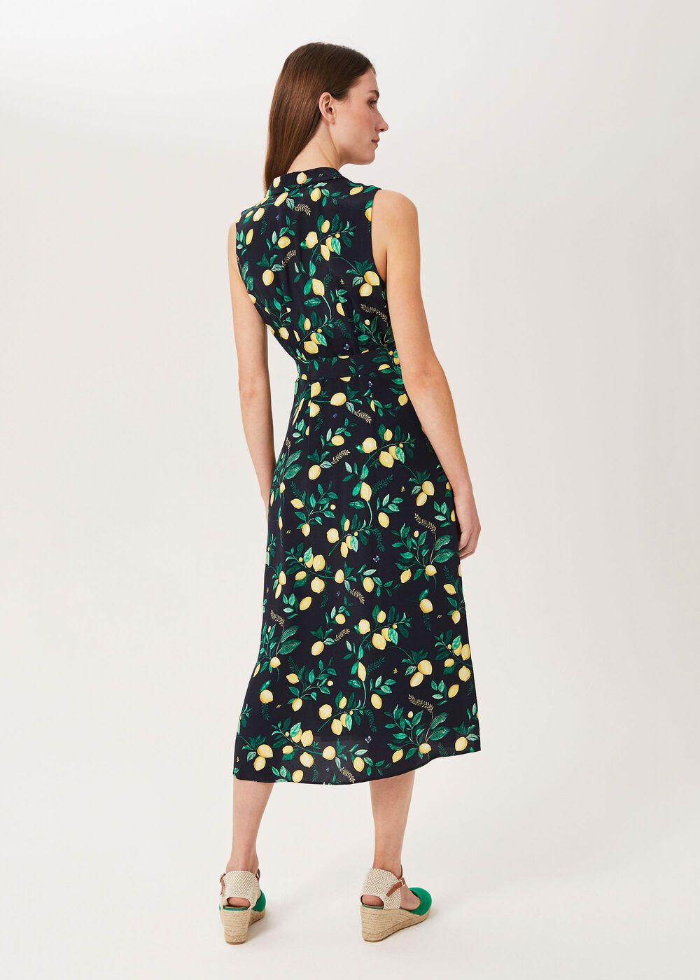 Carina Printed Midi Dress, Navy Multi, hi-res