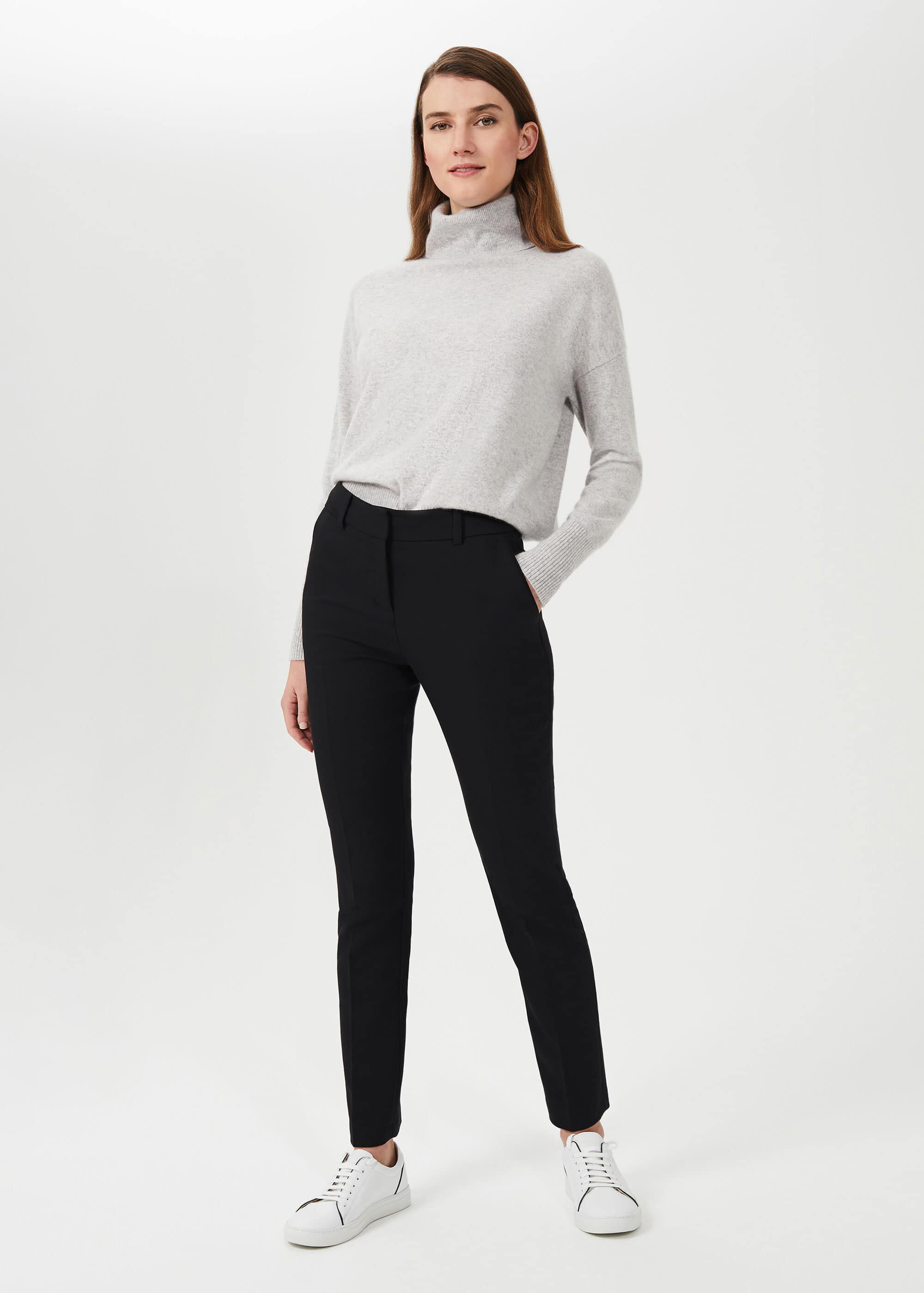 Ladies tapered hot sale trousers