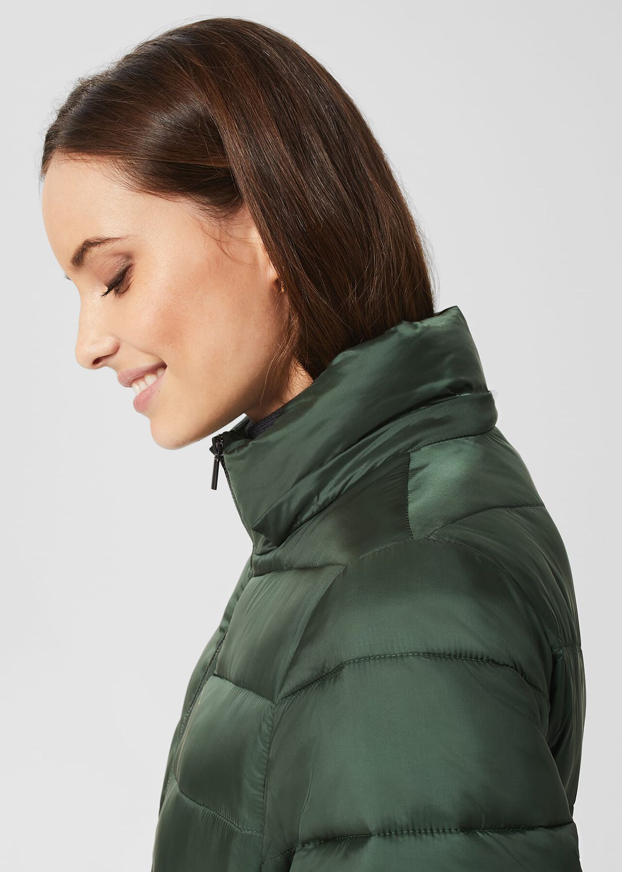 Petite Nessie Puffer, Rich Sage Green, hi-res
