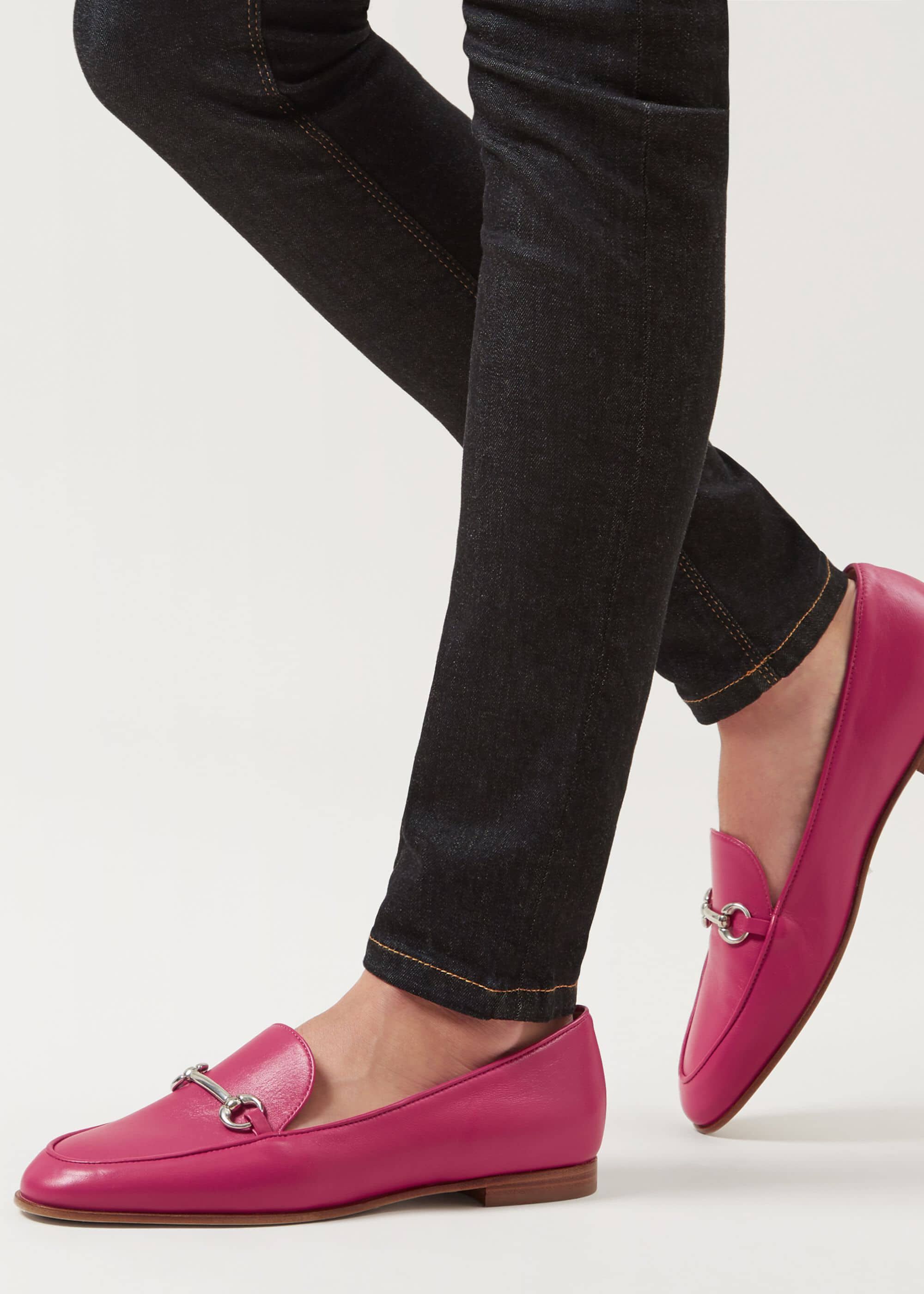 cerise pink shoes and matching bag