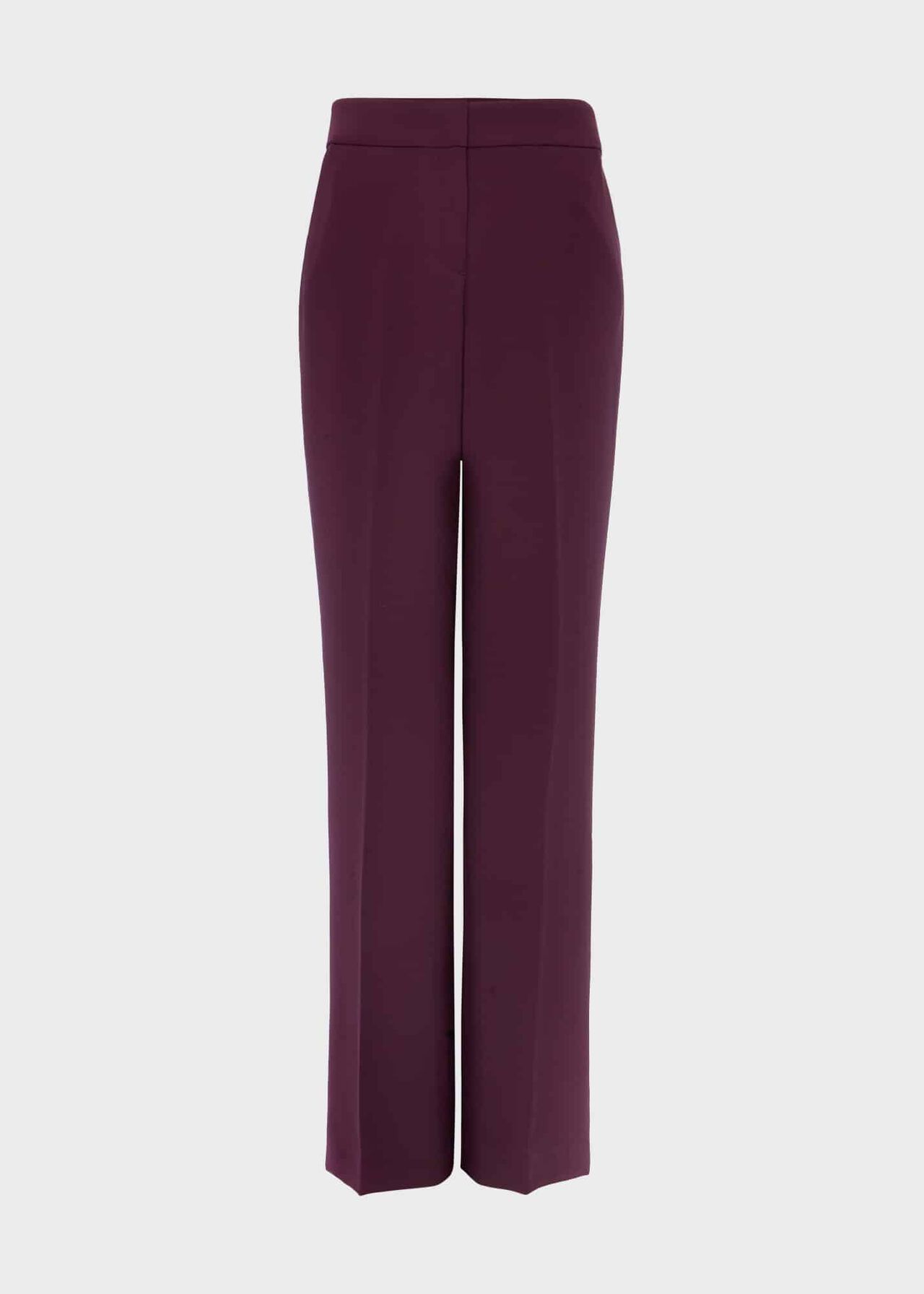 Adelia Straight Trousers, Deep Plum, hi-res