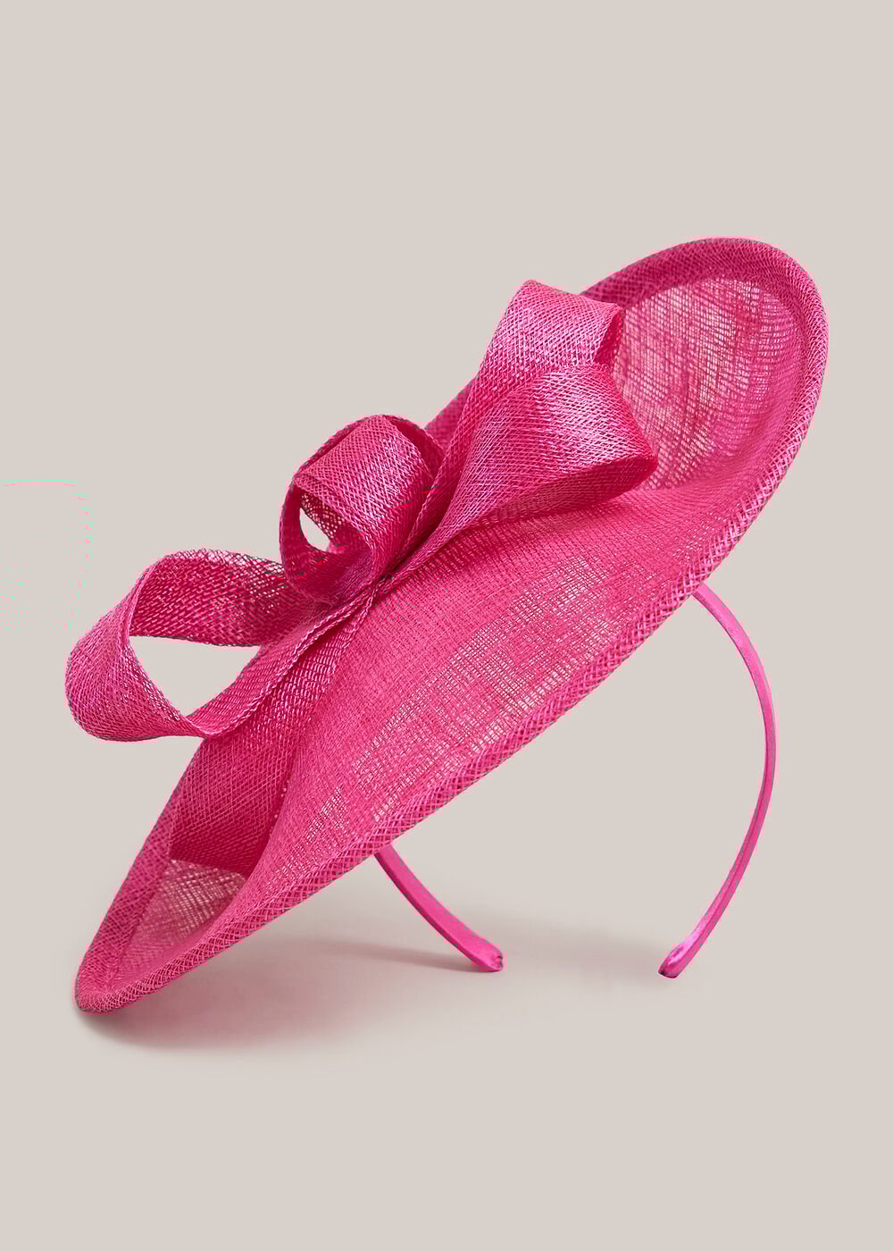 Quinn Fascinator, Bright Pink, hi-res